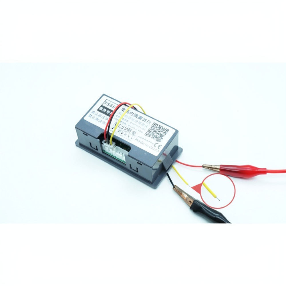 Battery Internal Resistance Tester Four Wire - Medidor de voltaje de resistencia interna