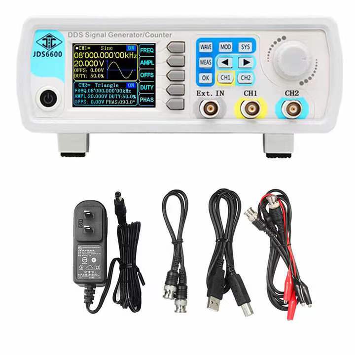 Generador de Señales DDS YAO J - Dual Channel Arbitrary Waveform Function Generator 60Mhz reseña y precio